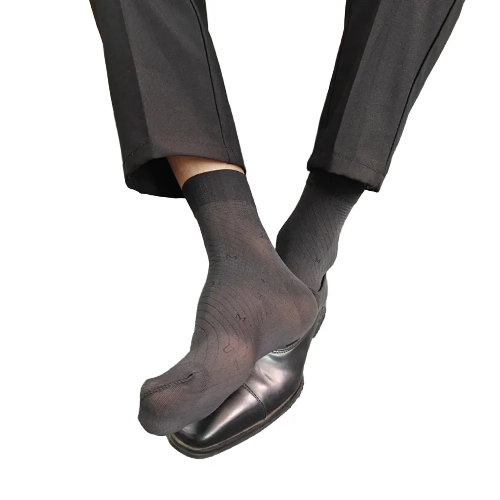 Business Dress Socks for Men Sheer Ultra Thin Tube Style Socks with Twill Print Translucent Composition EUR 36 46 US 4 5 12
Business Dress Socks for Men Sheer Ultra Thin Tube Style Socks with Twill Print Translucent Composition EUR 36 46 US 4 5 12