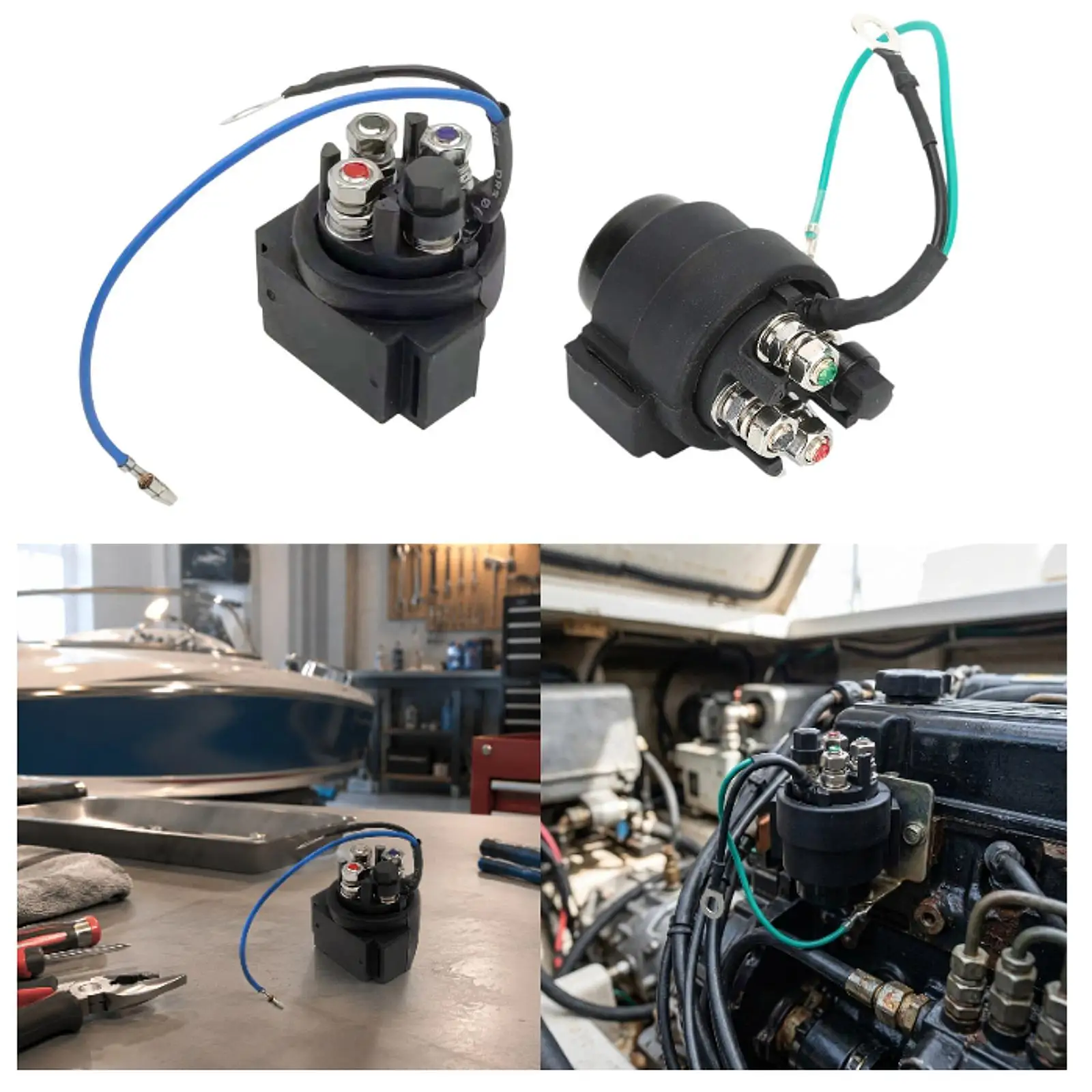 Outboard Motor Relay Exact Fit Direct Install Durable Marine Electrical Relay for Yacht Outboard Accessories
Outboard Motor Relay Exact Fit Direct Install Durable Marine Electrical Relay for Yacht Outboard Accessories