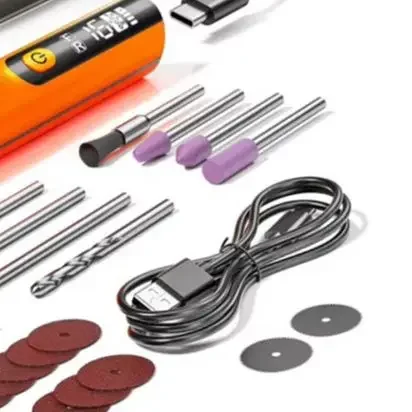 Cordless Rotary Tool Kit With LED Display 30 Accessories Electric Polishing Pen For DIY Engraving Drilling Grinding Wood Metal
Cordless Rotary Tool Kit With LED Display 30 Accessories Electric Polishing Pen For DIY Engraving Drilling Grinding Wood Metal