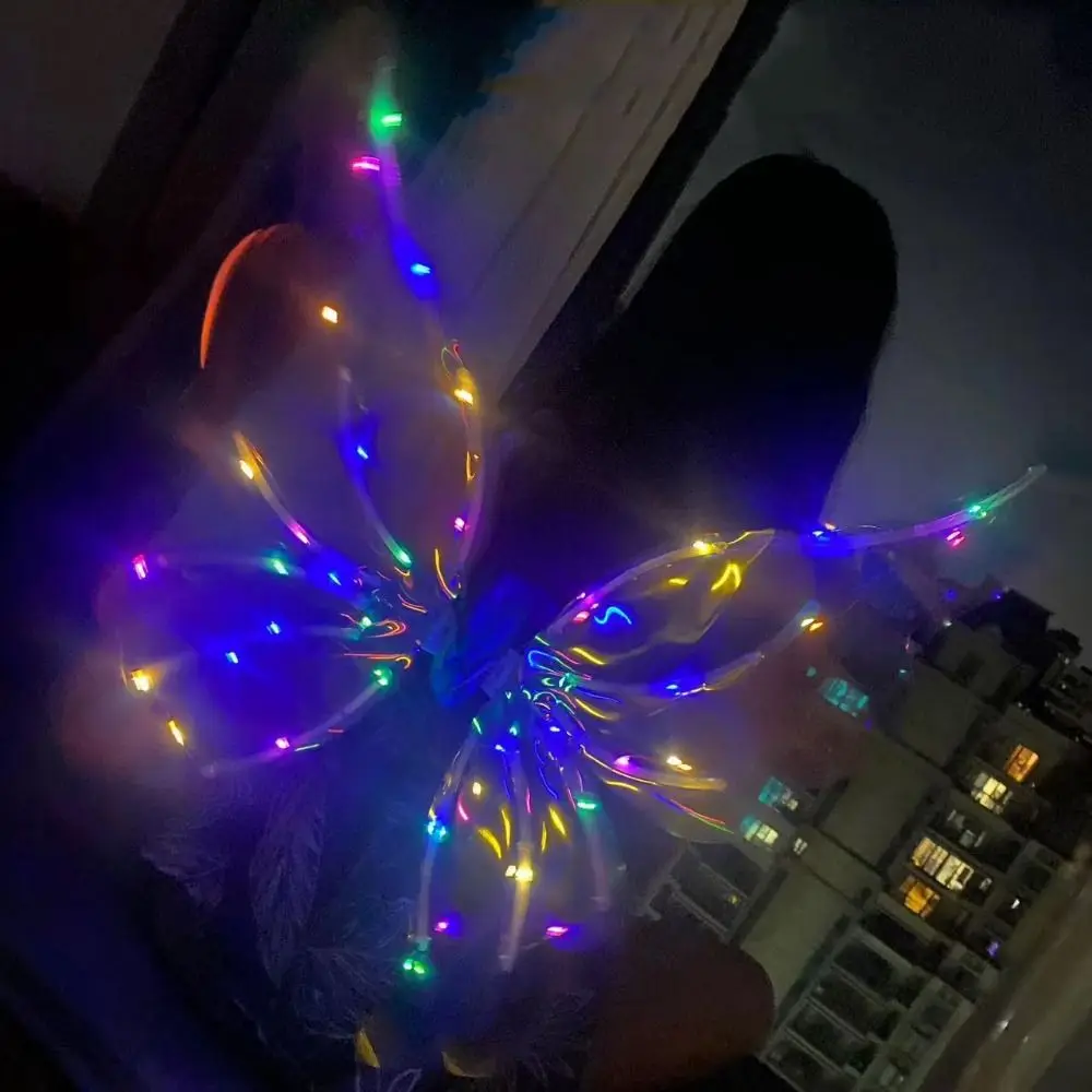 Creative LED Electric Butterfly Wings with Light Music Fluttering Wings Glowing Electric Fairy Wings Adjustable Strap Flexibily
Creative LED Electric Butterfly Wings with Light Music Fluttering Wings Glowing Electric Fairy Wings Adjustable Strap Flexibily