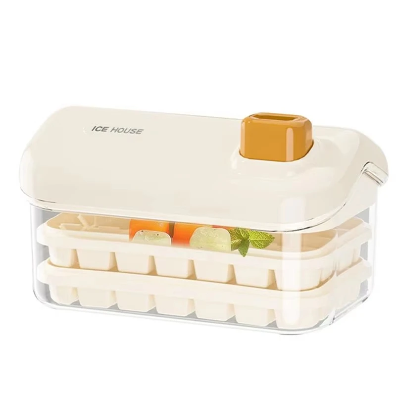 Leak-Free Ice Cake Tray With Lid And Storage Bin - Food-Safe Silicone Tray For Freezer, Ideal For Coffee & Drinks
Leak-Free Ice Cake Tray With Lid And Storage Bin - Food-Safe Silicone Tray For Freezer, Ideal For Coffee & Drinks