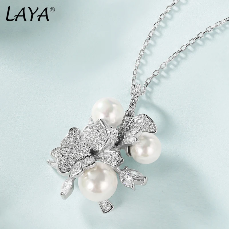 2025 LAYA 925 Sterling Silver Fashion New Style High Quality Zircon Shell Pearl Necklace Women's Wedding Party Fine Jewelry
2025 LAYA 925 Sterling Silver Fashion New Style High Quality Zircon Shell Pearl Necklace Women's Wedding Party Fine Jewelry