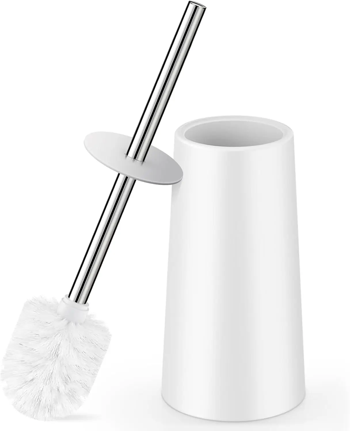 Toilet Brush and Holder Set, 304 Stainless Steel Long Handle, Efficient Cleaning Bristles, White
Toilet Brush and Holder Set, 304 Stainless Steel Long Handle, Efficient Cleaning Bristles, White