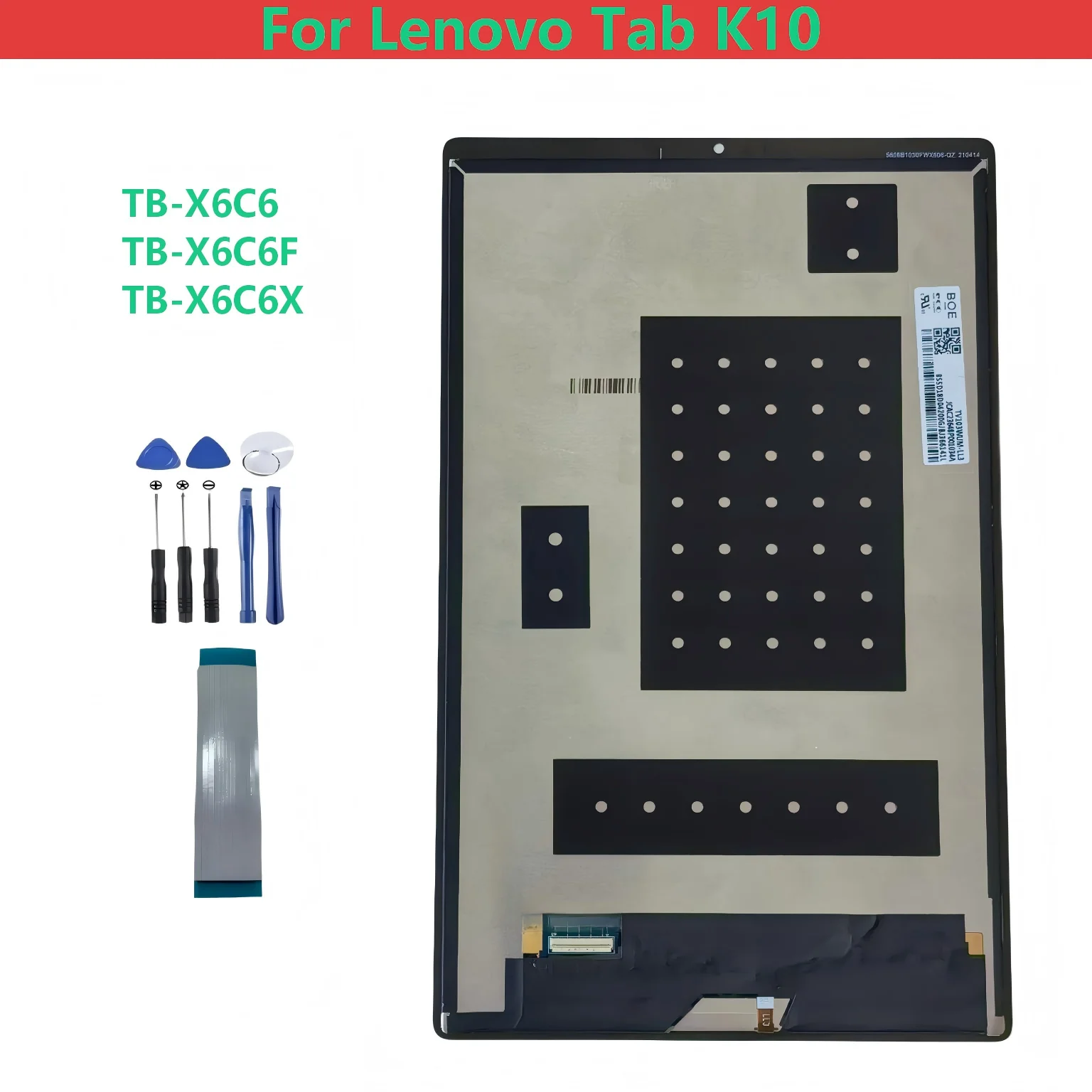 For Lenovo Tab K10 TB-X6C6 TB-X6C6F TB-X6C6X LCD Display Touch Screen Digitizer Glass Panel Sensor Full Assembly
For Lenovo Tab K10 TB-X6C6 TB-X6C6F TB-X6C6X LCD Display Touch Screen Digitizer Glass Panel Sensor Full Assembly