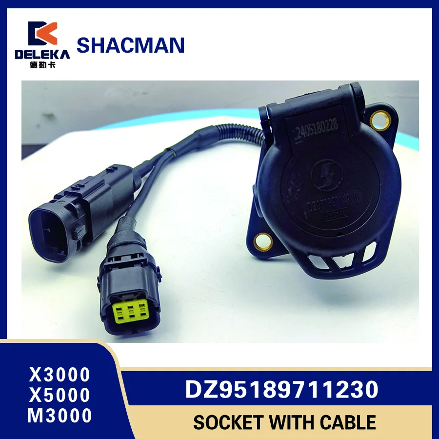 New ABS Socket with Cable DZ95189711230 for Shacman Delong M3000 X3000 X5000
New ABS Socket with Cable DZ95189711230 for Shacman Delong M3000 X3000 X5000