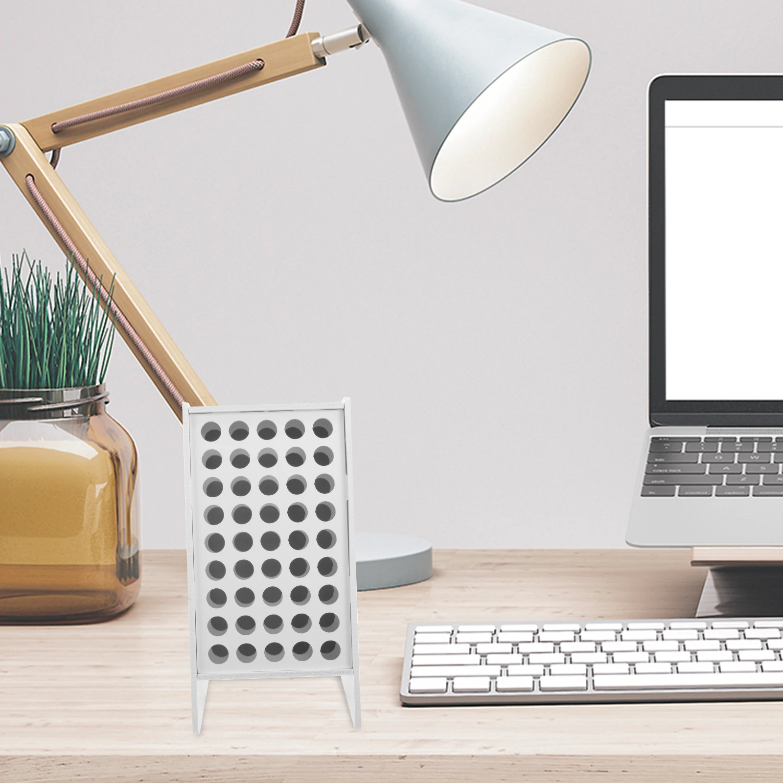 45-Slot Pen Storage Box Multi-Functional Desk Organizer Office Desktop Marker Pen Holder Stationery Rack Marker Organizer
45-Slot Pen Storage Box Multi-Functional Desk Organizer Office Desktop Marker Pen Holder Stationery Rack Marker Organizer