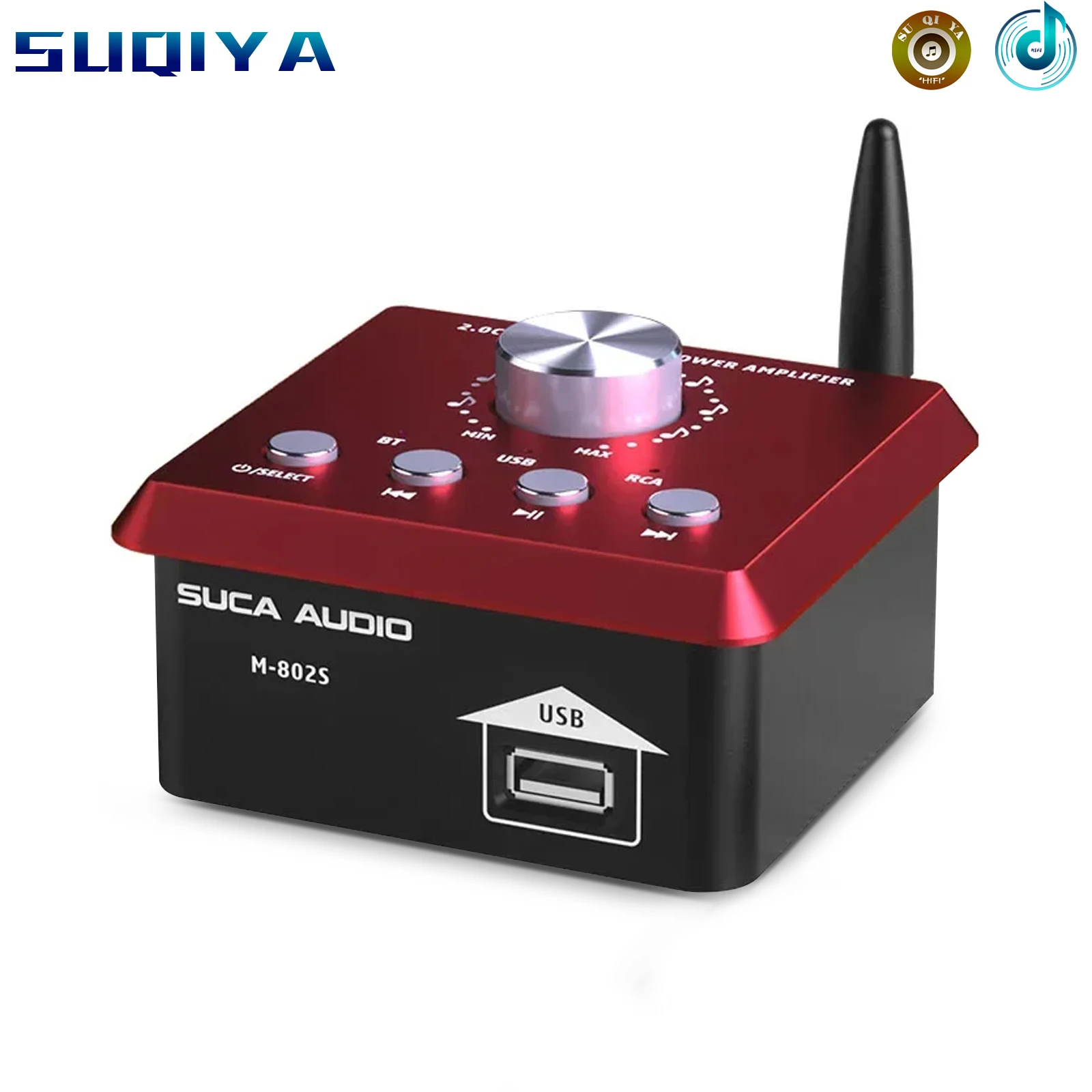 NEW DC19V 80W*2 2.0 Channel Bluetooth 5.0 MA12070 Multifunction USB Music Player Mini Desktop Home Audio Amplifier
NEW DC19V 80W*2 2.0 Channel Bluetooth 5.0 MA12070 Multifunction USB Music Player Mini Desktop Home Audio Amplifier