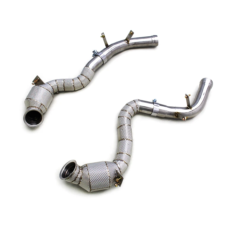 Auto Cat Header For Mercedes-Benz AMG GT63/GT63S 4.0TT 2019+ Heat Shield Exhaust Downpipe 100/200/300cell Catalyst Pipe
Auto Cat Header For Mercedes-Benz AMG GT63/GT63S 4.0TT 2019+ Heat Shield Exhaust Downpipe 100/200/300cell Catalyst Pipe