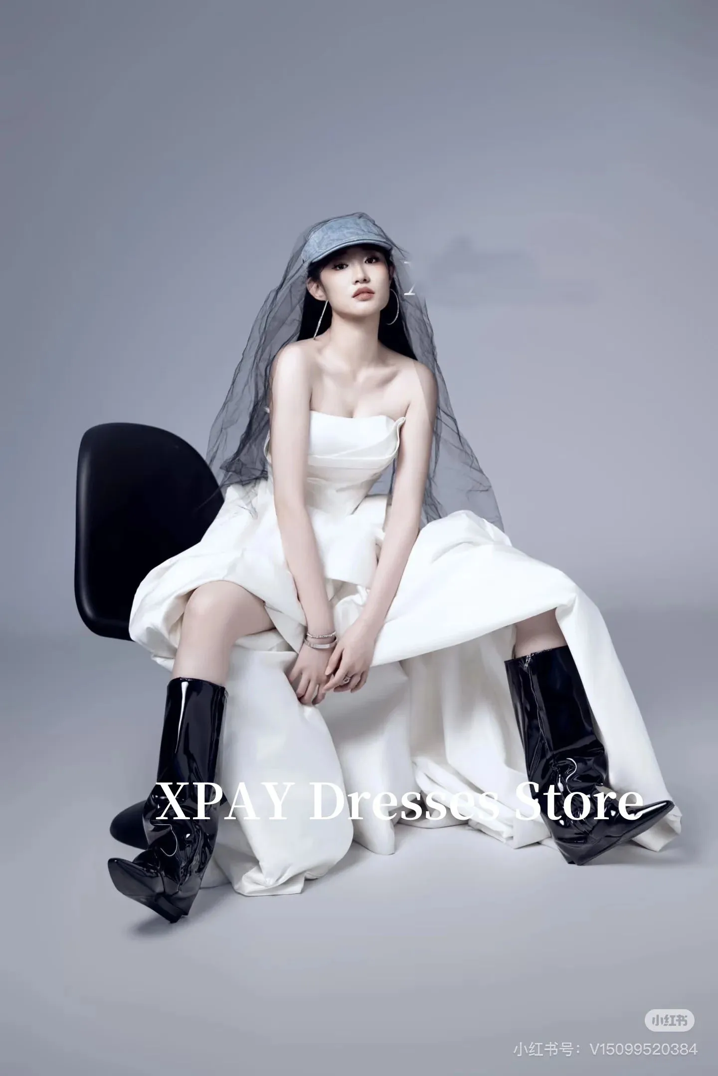 ZHIO Modern Strapless High low Wedding Party Dresses Thick Satin Photo shoot Bride Gowns Formal Party Dress Customized
ZHIO Modern Strapless High low Wedding Party Dresses Thick Satin Photo shoot Bride Gowns Formal Party Dress Customized