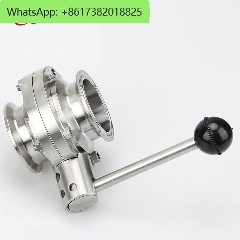 304 stainless steel quick loading butterfly valve, craft food, sanitary grade, manual quick connecting clamp, chuck
304 stainless steel quick loading butterfly valve, craft food, sanitary grade, manual quick connecting clamp, chuck
