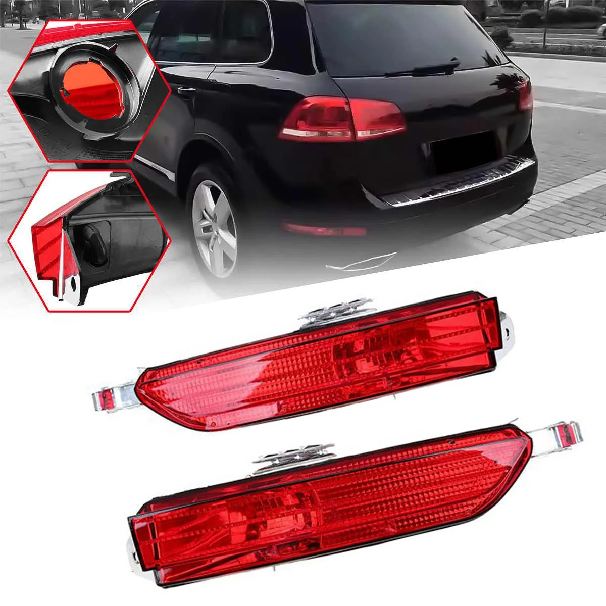 Left Rear Bumper Light Tail Fog Light Bumper Side Marker Reflector Replacement Housing For Touareg 2011-2014
Left Rear Bumper Light Tail Fog Light Bumper Side Marker Reflector Replacement Housing For Touareg 2011-2014