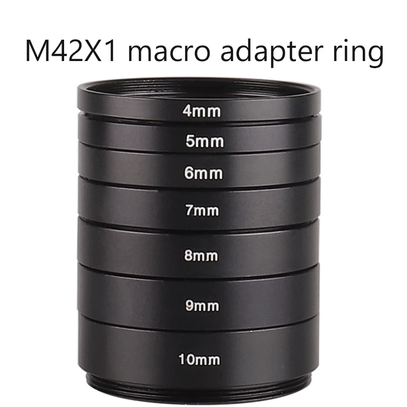 M42*1mm Extension ring M42-M42 extension cylinder 4/5/6/7/8/9/10/15/20mm thickness macro adapter ring
M42*1mm Extension ring M42-M42 extension cylinder 4/5/6/7/8/9/10/15/20mm thickness macro adapter ring