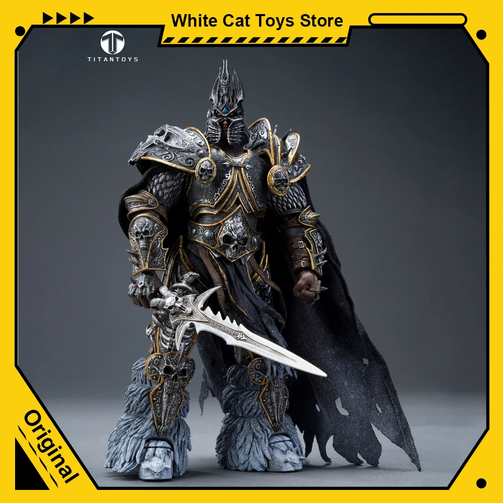 【Pre Sale】TITAN TOYS 1/12 Arthas Prince Dead King Frost Knight Action Figures Weapon Anime Model Movable Doll Collection Gifts
【Pre Sale】TITAN TOYS 1/12 Arthas Prince Dead King Frost Knight Action Figures Weapon Anime Model Movable Doll Collection Gifts