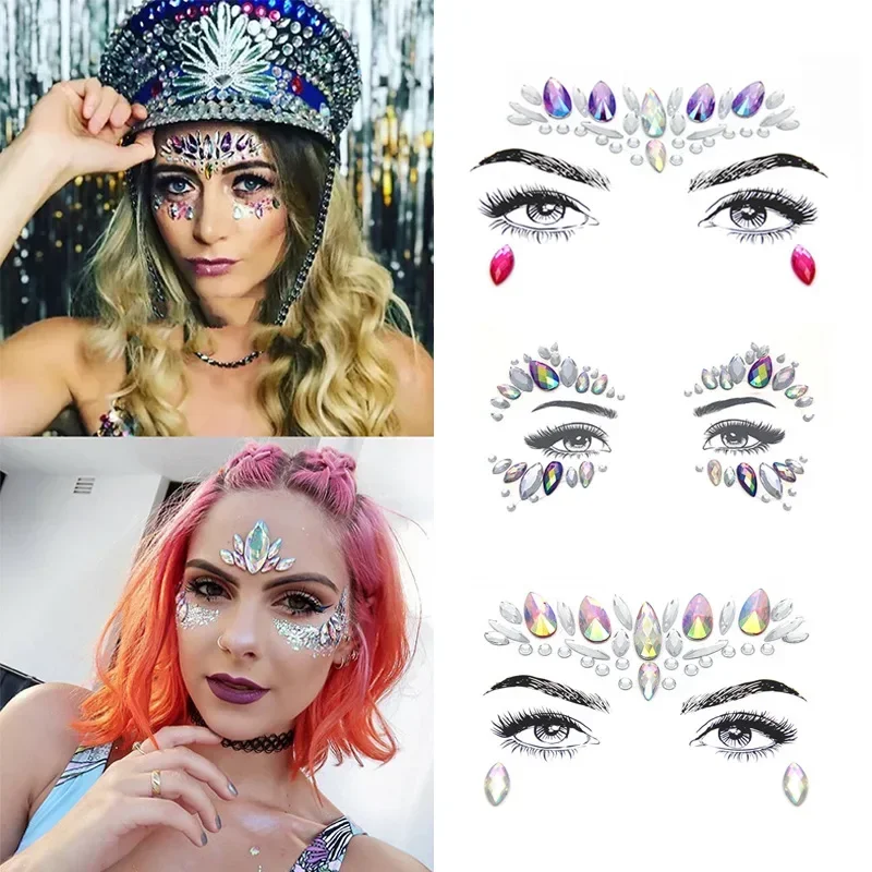 Women's Party Hallowma Festival Acrylic Diamond Face Makeup Tattoo Sticker 3D Crystal Eye Face DIY Forehead Drill Tattoo Sticker
Women's Party Hallowma Festival Acrylic Diamond Face Makeup Tattoo Sticker 3D Crystal Eye Face DIY Forehead Drill Tattoo Sticker