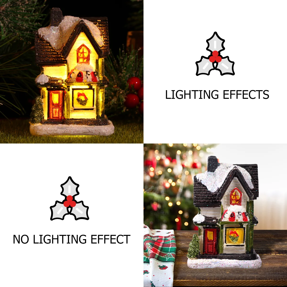 1Pcs Christmas Luminous Resin Small Villa LED Light Desktop Ornament Xmas Party Festival Decoration
1Pcs Christmas Luminous Resin Small Villa LED Light Desktop Ornament Xmas Party Festival Decoration
