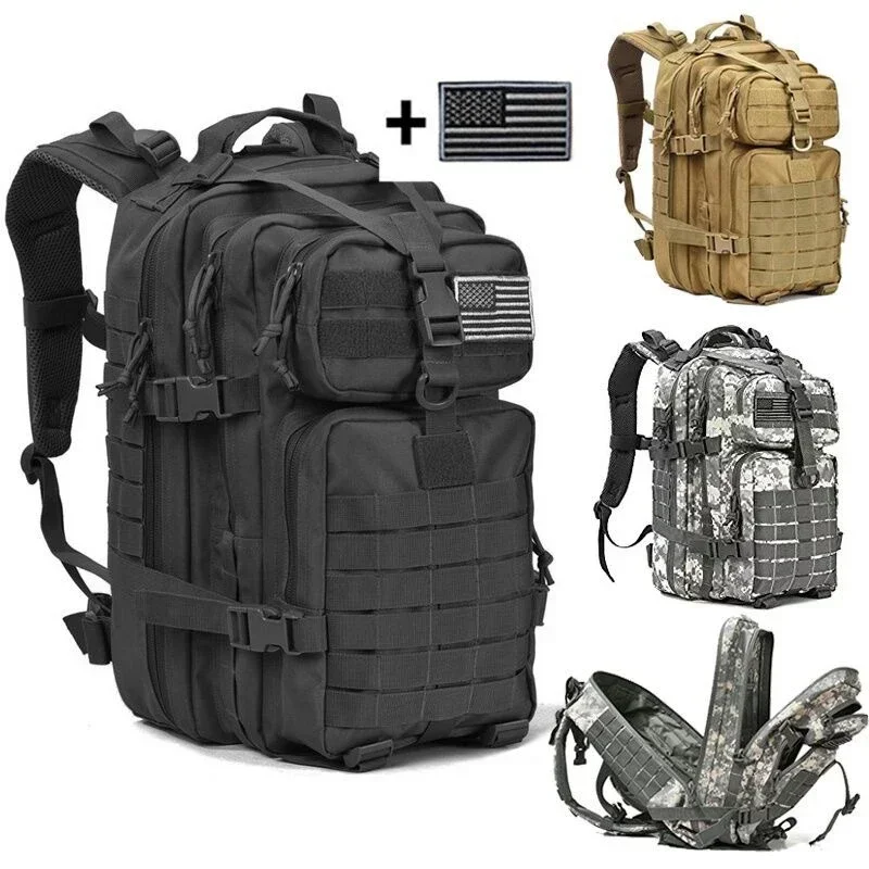 40L Capacity Men Hunting Tactical Large Backpack Waterproof Outdoor Sport Hiking Camping Travel 3D Rucksack Bags For Men
40L Capacity Men Hunting Tactical Large Backpack Waterproof Outdoor Sport Hiking Camping Travel 3D Rucksack Bags For Men