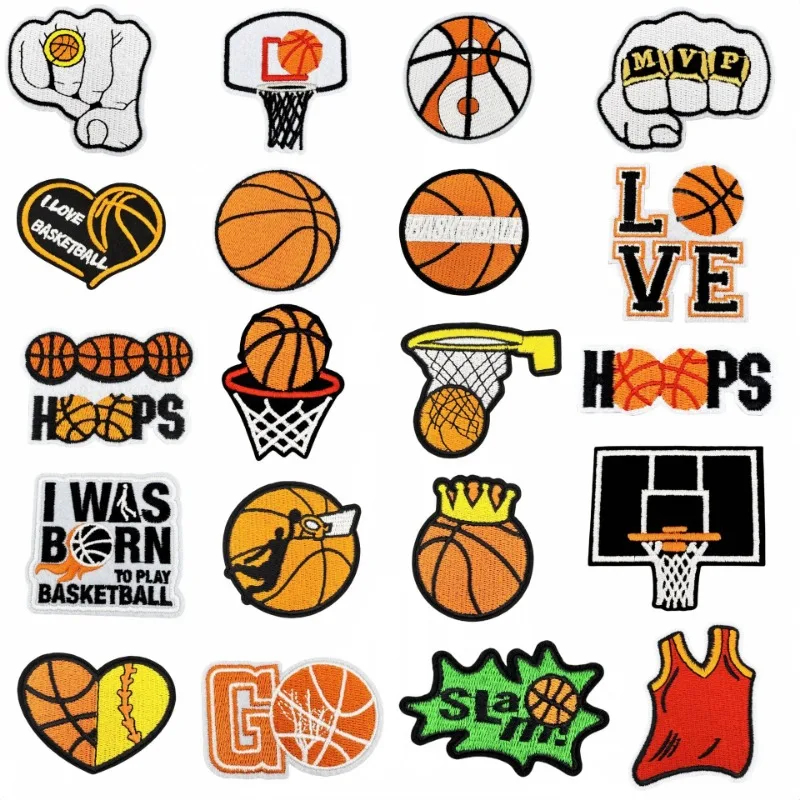 Cartoon Basketball Sports Hoops Ball Game Iron-on Sew Embroidered Badge Patches for DIY T-shirt Backpack Dress Clothing Sticker
Cartoon Basketball Sports Hoops Ball Game Iron-on Sew Embroidered Badge Patches for DIY T-shirt Backpack Dress Clothing Sticker