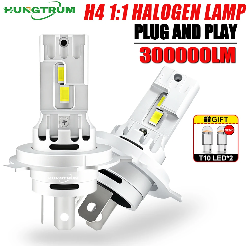 Комплект из 2 светодиодных ламп H4 9003 HB2 CANBUS для фар, без ошибок, 300000 лм, 1:1 аналог галогенной лампы, с вентилятором, автомобильные диодные лампы-прожекторы
Комплект из 2 светодиодных ламп H4 9003 HB2 CANBUS для фар, без ошибок, 300000 лм, 1:1 аналог галогенной лампы, с вентилятором, автомобильные диодные лампы-прожекторы