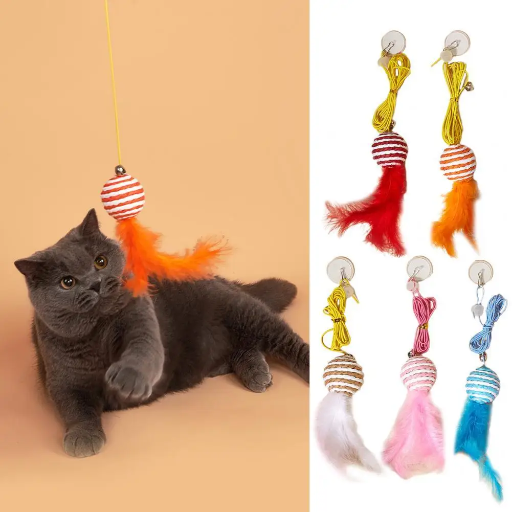 Cat Toy Hans-Free High Elasticity Rope Feather Decoration Hanging Door Plush Feather Type Pet Supplies Amusement
Cat Toy Hans-Free High Elasticity Rope Feather Decoration Hanging Door Plush Feather Type Pet Supplies Amusement