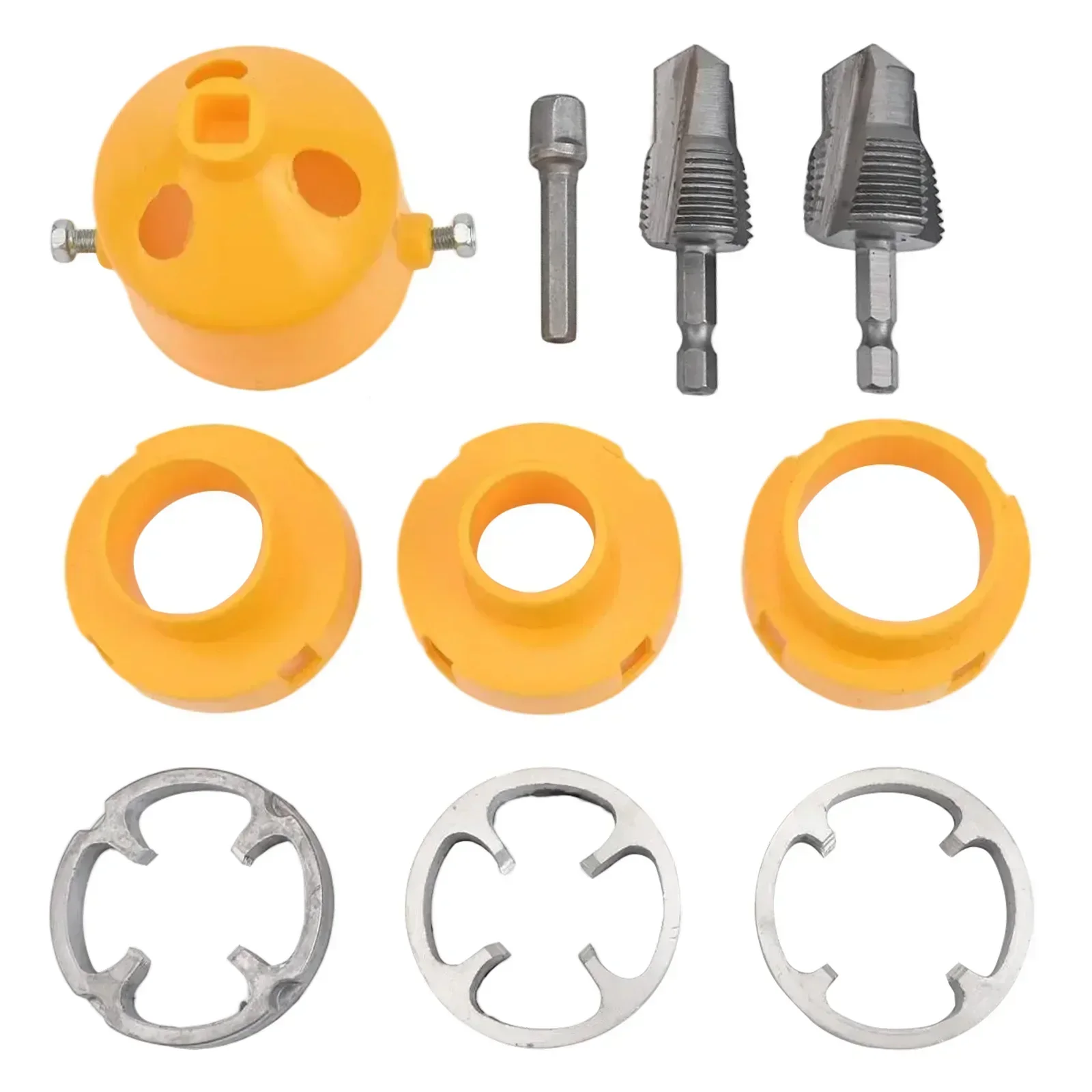 Plastic PVC Pipe Threader Kit PVC/NPT Thread Maker 4-Point 6-Point Plumbing Thread Tools Water Pipe Die Tap Wrench Tool Set
Plastic PVC Pipe Threader Kit PVC/NPT Thread Maker 4-Point 6-Point Plumbing Thread Tools Water Pipe Die Tap Wrench Tool Set