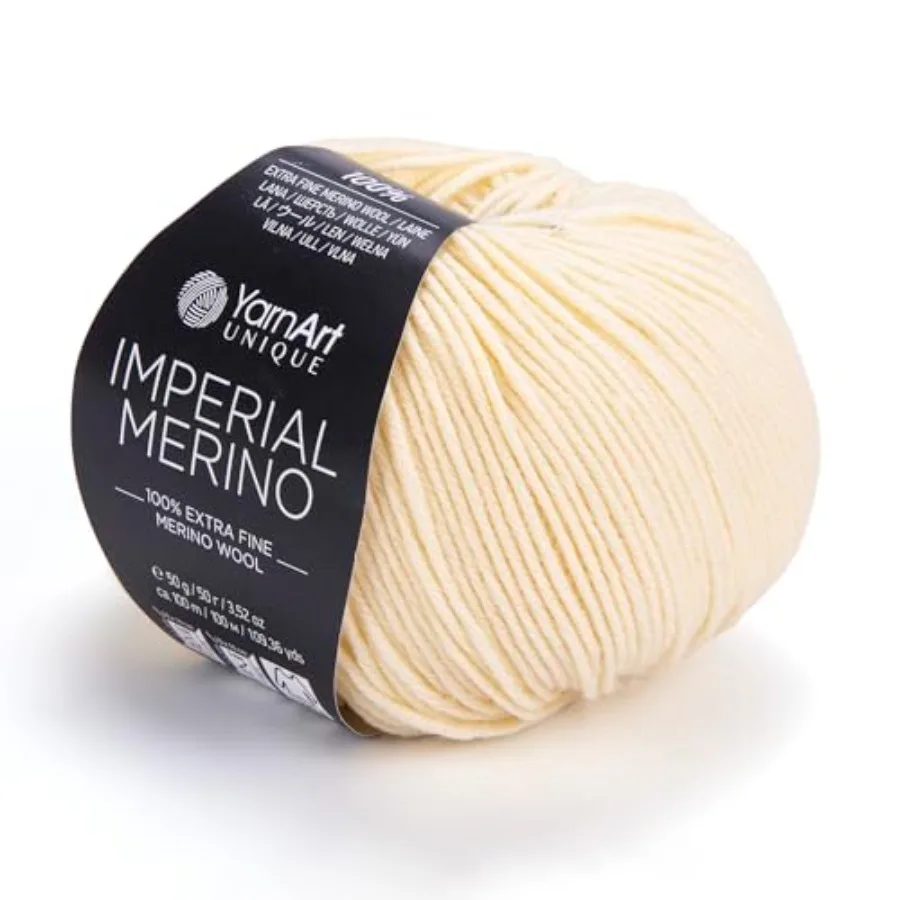Unique Imperial Merino Yarn - 100% Extra Fine Merino Wool, Luxurious Soft Yarn for Knitting, Crocheting, Baby Clothes, Scarves,
Unique Imperial Merino Yarn - 100% Extra Fine Merino Wool, Luxurious Soft Yarn for Knitting, Crocheting, Baby Clothes, Scarves,