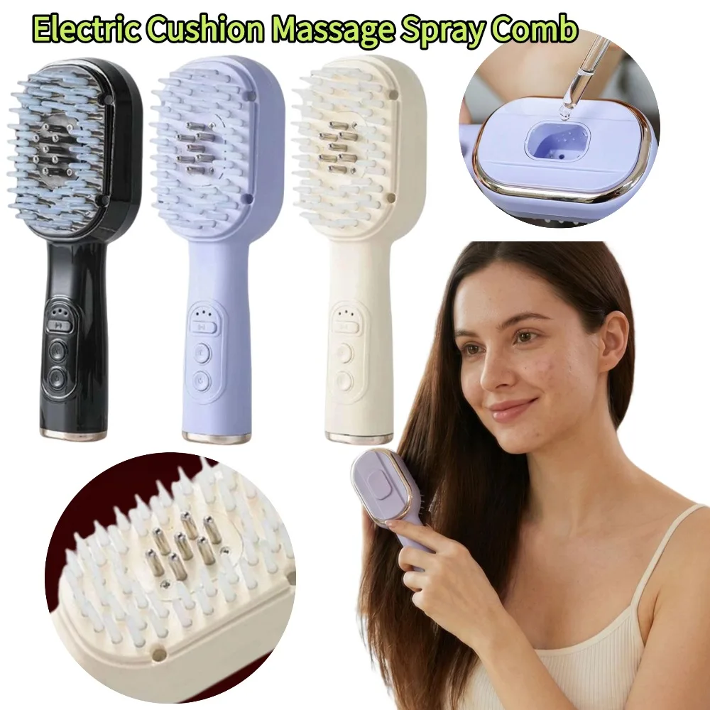 Electric Cushion Massage Spray Comb Applicator Electric Scalp Massage Hair Brush Liquid Guide Essence Spray Hair Styling Tools
Electric Cushion Massage Spray Comb Applicator Electric Scalp Massage Hair Brush Liquid Guide Essence Spray Hair Styling Tools