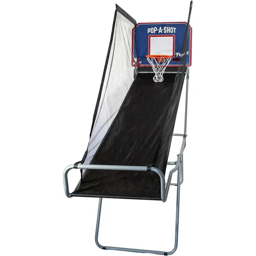 Portable Arcade Basketball Game with Infrared Scoring, 3 Balls, and Carry Bag
Portable Arcade Basketball Game with Infrared Scoring, 3 Balls, and Carry Bag