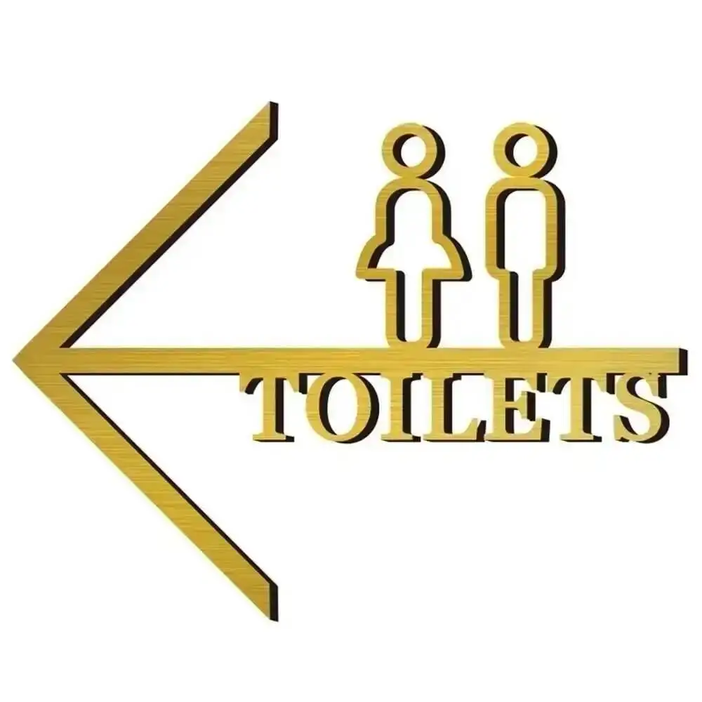 Creative Door Mounted Sign Plate Wc Guided Label Plate Customized Toilet Wall Orientation Toilet Signage Board Customized
Creative Door Mounted Sign Plate Wc Guided Label Plate Customized Toilet Wall Orientation Toilet Signage Board Customized