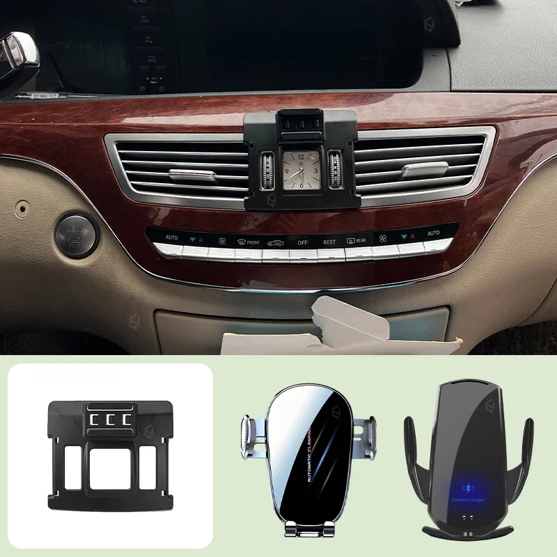 Car Mobile Phone Holder For Mercedes Benz S Class W221 2008-2012 Car Special Bracket Base Support Wireless Charging Bracket
Car Mobile Phone Holder For Mercedes Benz S Class W221 2008-2012 Car Special Bracket Base Support Wireless Charging Bracket