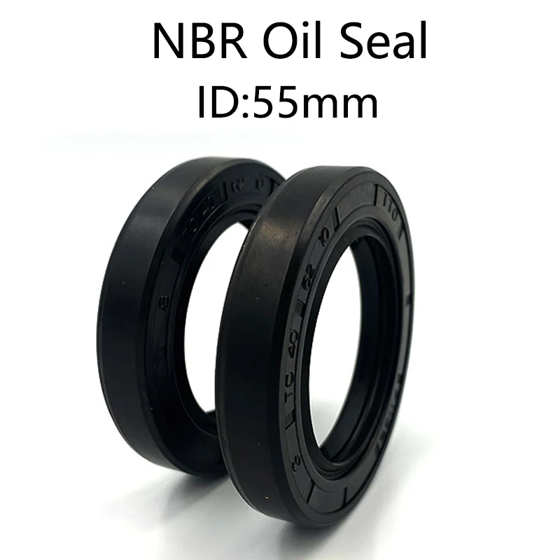 NBR TC/TG Framework Oil Seal ID 55mm OD 70-85mm Thickness 7-13mm Nitrile Butadiene Rubber Gasket Sealing Rings
NBR TC/TG Framework Oil Seal ID 55mm OD 70-85mm Thickness 7-13mm Nitrile Butadiene Rubber Gasket Sealing Rings