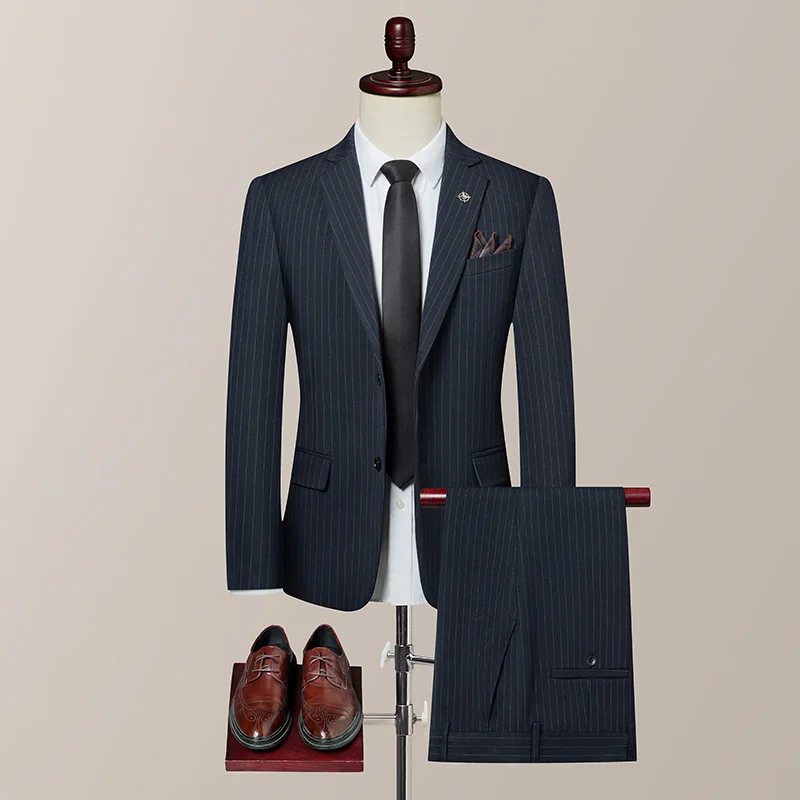 The 2025 new men's fashion, cool, versatile, trendy business, casual, banquet and wedding British style two-piece set
The 2025 new men's fashion, cool, versatile, trendy business, casual, banquet and wedding British style two-piece set
