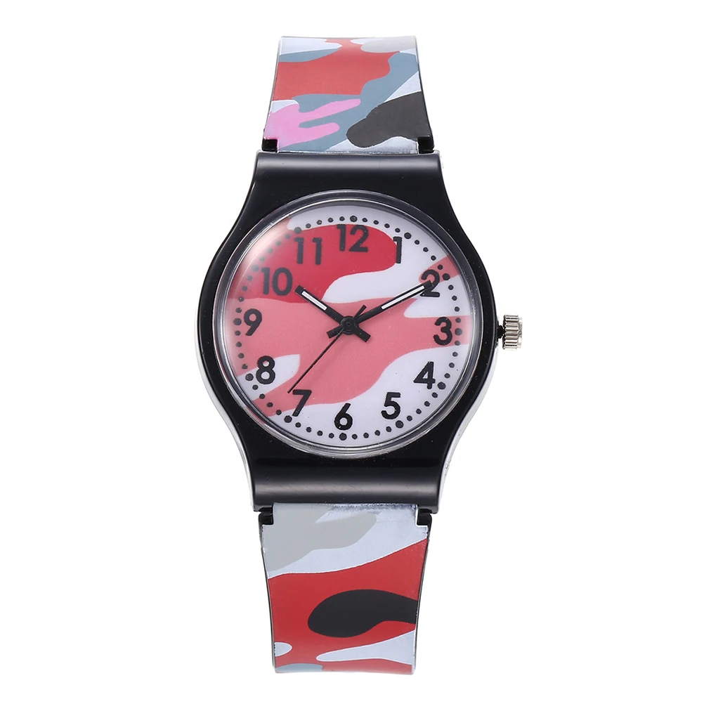 Children's Quartz Watch Cool Kids Watches for Girls Camouflage Waterproof Adjustable Durable
Children's Quartz Watch Cool Kids Watches for Girls Camouflage Waterproof Adjustable Durable