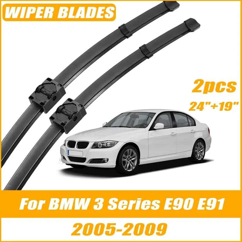 2pcs Wiper Front Wiper Blades For BMW 3 Series E90 E91 2005-2009 Windshield Windscreen Clean Window Car Rain Brushes 24"+19"
2pcs Wiper Front Wiper Blades For BMW 3 Series E90 E91 2005-2009 Windshield Windscreen Clean Window Car Rain Brushes 24"+19"