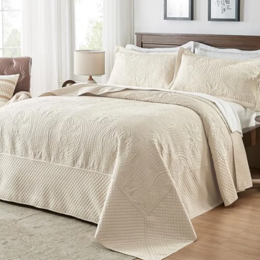 Комплект из 3 предметов: очень широкое покрывало KinBedspread 32x20, легкое, из мягкого микрофибера, в персидском стиле Vinge P
Комплект из 3 предметов: очень широкое покрывало KinBedspread 32x20, легкое, из мягкого микрофибера, в персидском стиле Vinge P