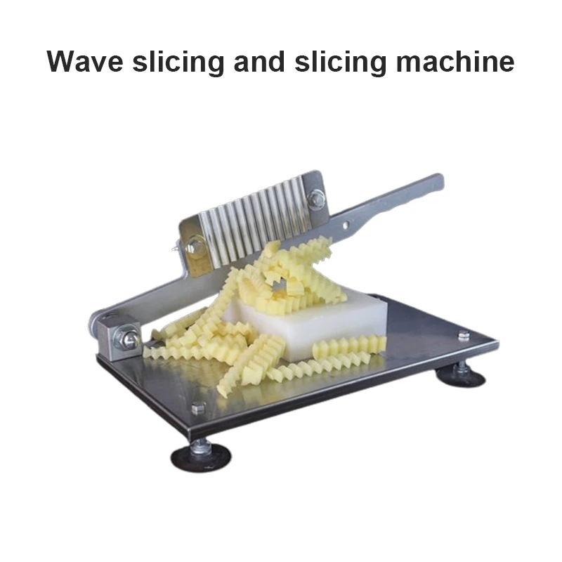 Manual Wave Spike Potato Machine Stainless Steel Cutting French Strip Cutters Artichoke Wavy Strip Cut Flower Fries Machine
Manual Wave Spike Potato Machine Stainless Steel Cutting French Strip Cutters Artichoke Wavy Strip Cut Flower Fries Machine