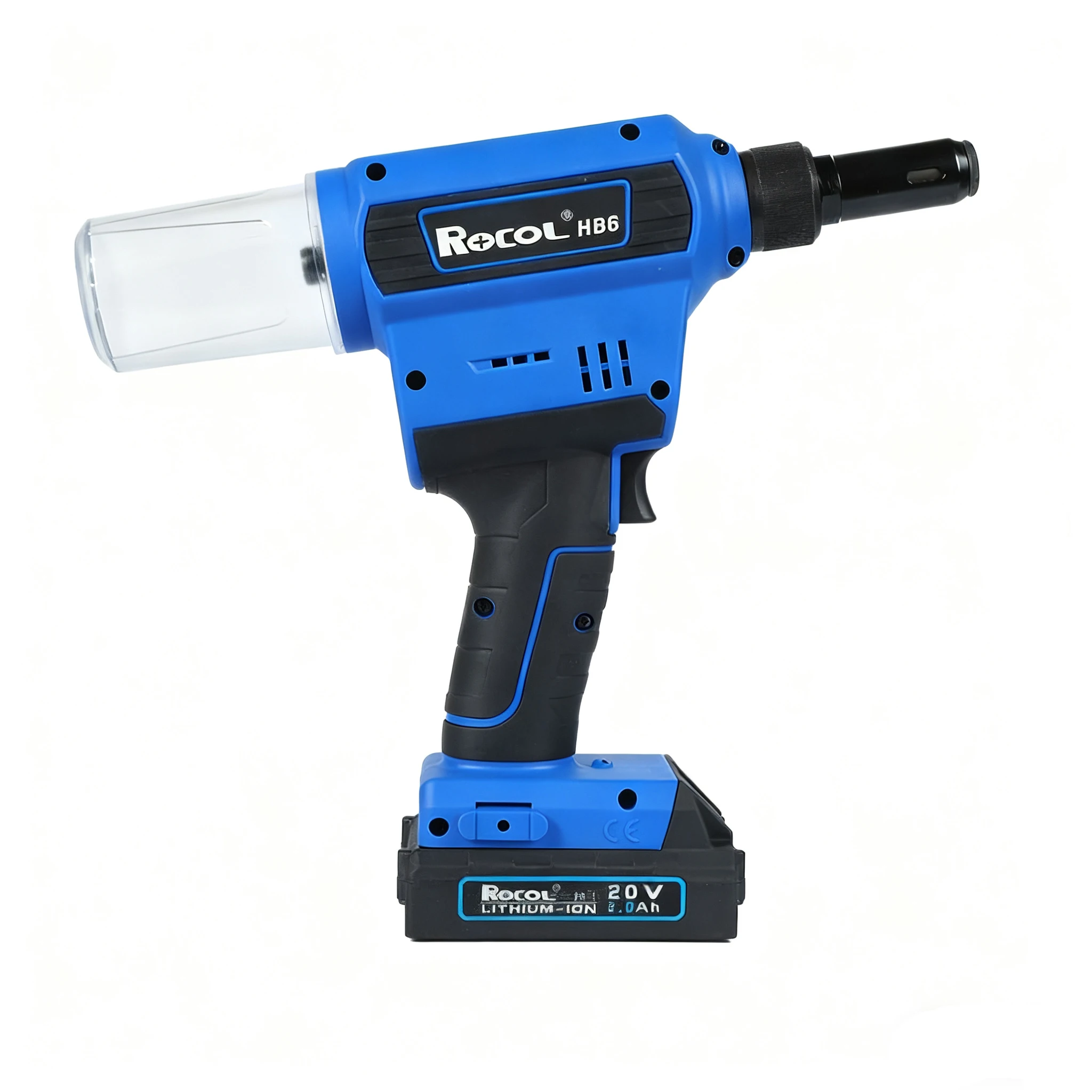 HB6 18V Brushless Battery-Powered Cordless Rivet Gun One-Key Auto Riveting & Retraction for 4.8-6.4mm Rivets China Origin
HB6 18V Brushless Battery-Powered Cordless Rivet Gun One-Key Auto Riveting & Retraction for 4.8-6.4mm Rivets China Origin