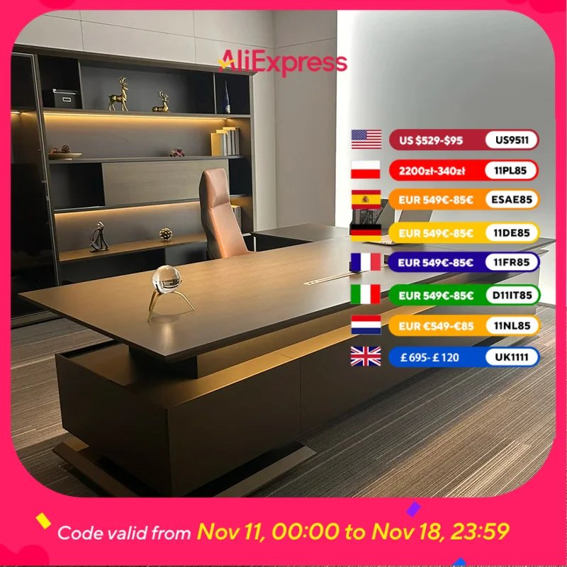 Reception Conference Office Desks Executive European Living Room Office Desks Writing Laptop Mesa De Computador Office Furniture
Reception Conference Office Desks Executive European Living Room Office Desks Writing Laptop Mesa De Computador Office Furniture