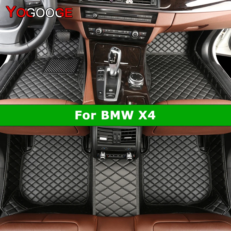 YOGOOGE Custom Car Floor Mats For BMW X4 F26 G02 F98 Auto Carpets Foot Coche Accessorie
YOGOOGE Custom Car Floor Mats For BMW X4 F26 G02 F98 Auto Carpets Foot Coche Accessorie
