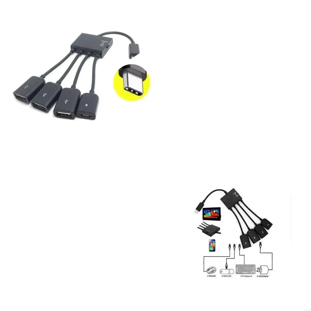 1 to 4 USB Hub Cable USB TypeC OTG Power Extenders Perfect for Professional HX5E
1 to 4 USB Hub Cable USB TypeC OTG Power Extenders Perfect for Professional HX5E