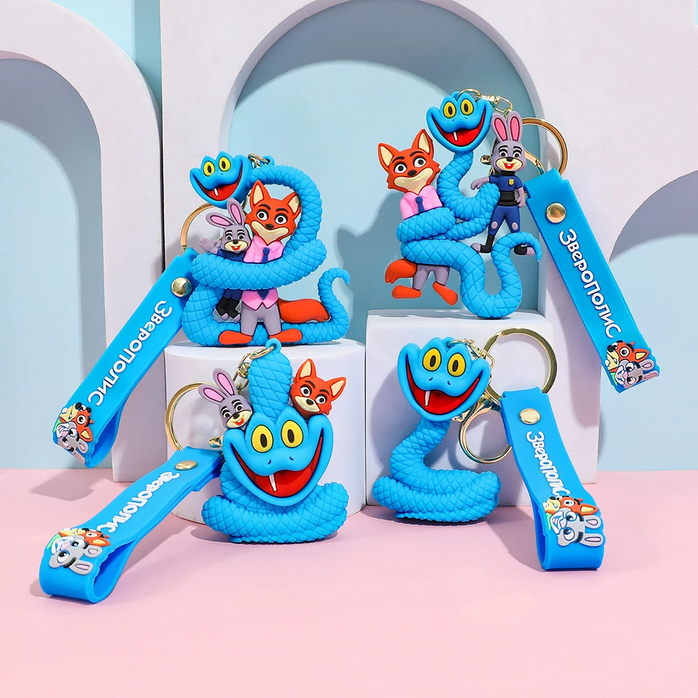 Zootopia 2 New Character Gary De'Snake Keychain Cute PVC Doll Car Key Ring Accessories Bag Charm Stylish Gift for Friends
Zootopia 2 New Character Gary De'Snake Keychain Cute PVC Doll Car Key Ring Accessories Bag Charm Stylish Gift for Friends