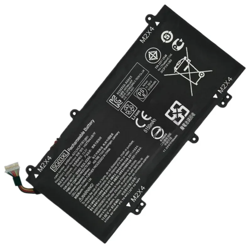 Новый аккумулятор SG03XL для HP Envy M7 U009DX U109DX 17T U000 U100 17 U018CA U153NR U163CL U175NR U193MS U220NR U177CL U275CL U292CLC
Новый аккумулятор SG03XL для HP Envy M7 U009DX U109DX 17T U000 U100 17 U018CA U153NR U163CL U175NR U193MS U220NR U177CL U275CL U292CLC