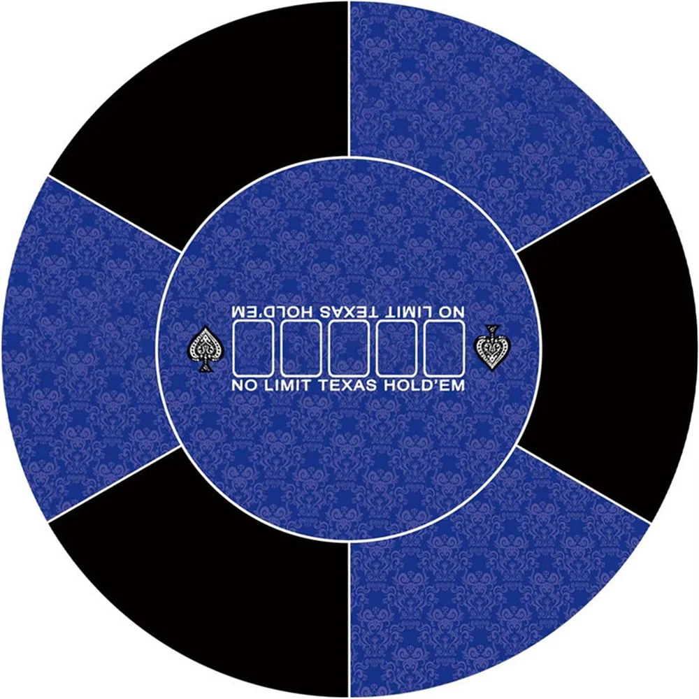 Round Rubber Entertainment Texas Poker Table Mat Professional Casino Mat Portable Mahjong Board Games Tablecloth Accessories
Round Rubber Entertainment Texas Poker Table Mat Professional Casino Mat Portable Mahjong Board Games Tablecloth Accessories