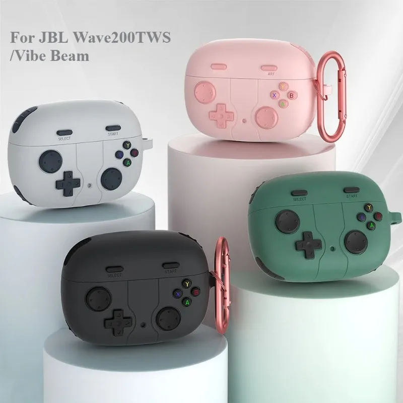 Silicone Soft Protective Case For JBL Wave 200 TWS Earphone & JBL Vibe Beam Bluetooth Earbuds Anti - Scratch Cover 
Silicone Soft Protective Case For JBL Wave 200 TWS Earphone & JBL Vibe Beam Bluetooth Earbuds Anti - Scratch Cover