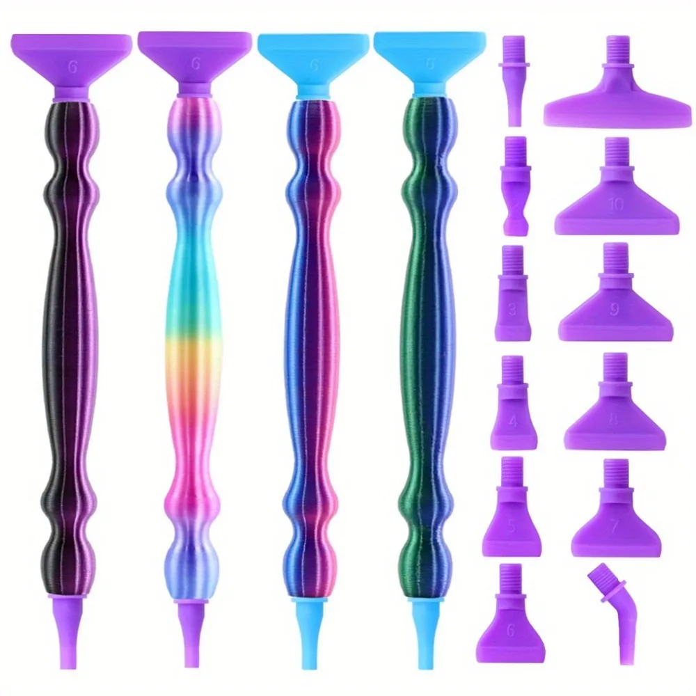 Fashion 3D Diamond Painting Pen, Colorful Diamond Art Pen With 12pcs Replacement Tips, Diamond Painting Tools Accessories New
Fashion 3D Diamond Painting Pen, Colorful Diamond Art Pen With 12pcs Replacement Tips, Diamond Painting Tools Accessories New
