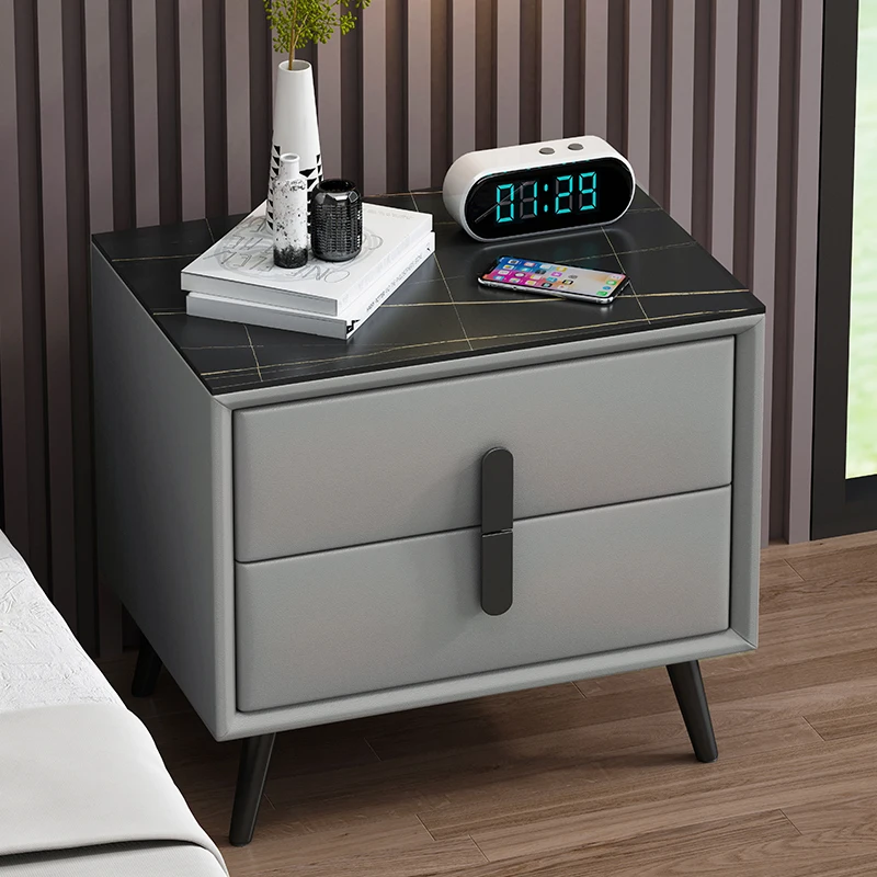 solid wood rock slab bedside table light luxury cat claw leather bedroom small storage cabinet modern simple bedside 50 lockers
solid wood rock slab bedside table light luxury cat claw leather bedroom small storage cabinet modern simple bedside 50 lockers