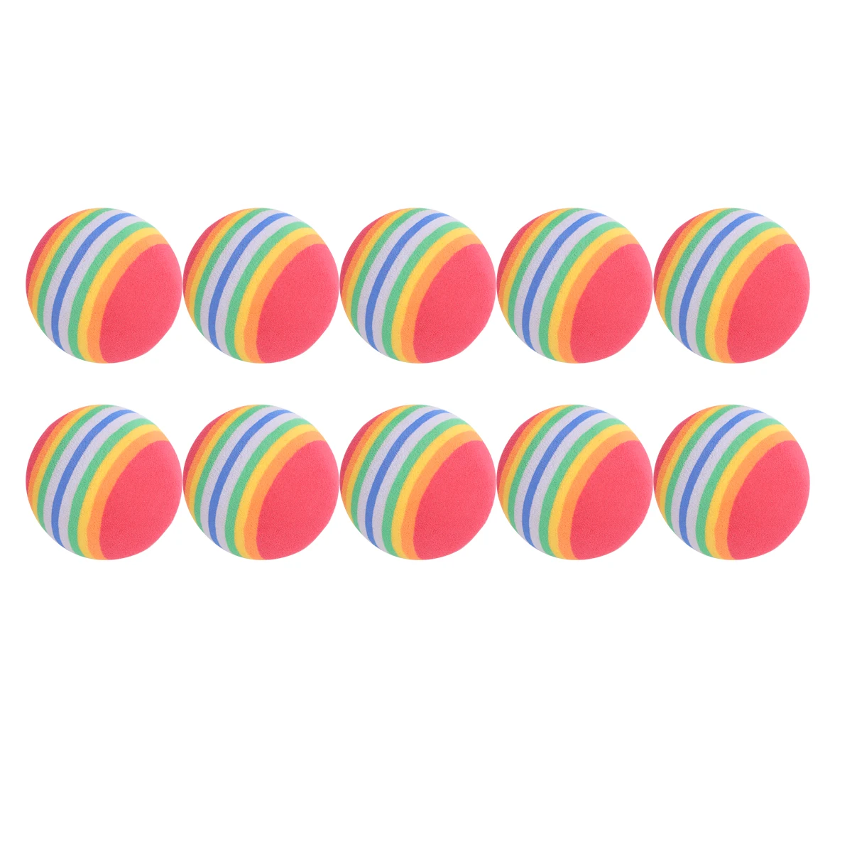 10 Pcs Practice Balls Lightweight Rainbow Foam Training Balls Ideal Indoor Chipping Training Ball Safe Sponge Set
10 Pcs Practice Balls Lightweight Rainbow Foam Training Balls Ideal Indoor Chipping Training Ball Safe Sponge Set