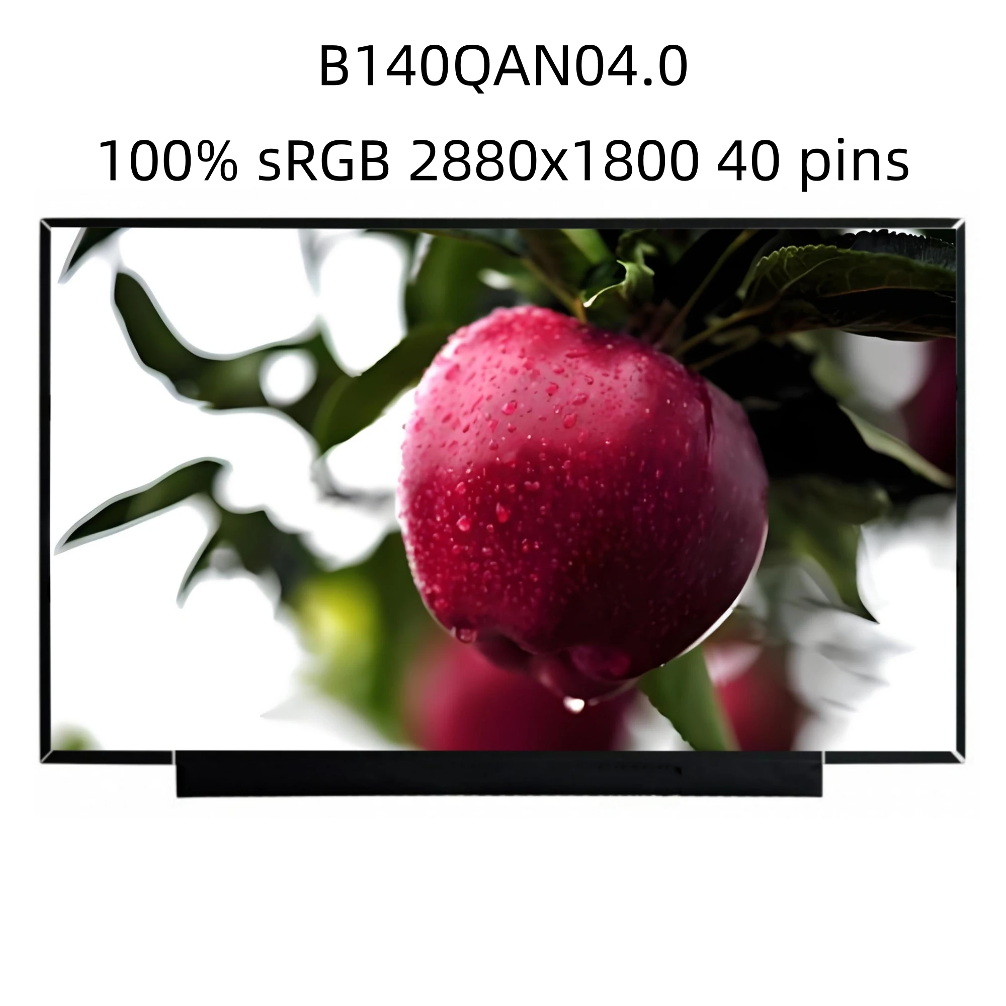 B140QAN04.0 2.8K WQXGA+ 14.0" LAPTOP LCD SCREEN 2880x1800
B140QAN04.0 2.8K WQXGA+ 14.0" LAPTOP LCD SCREEN 2880x1800