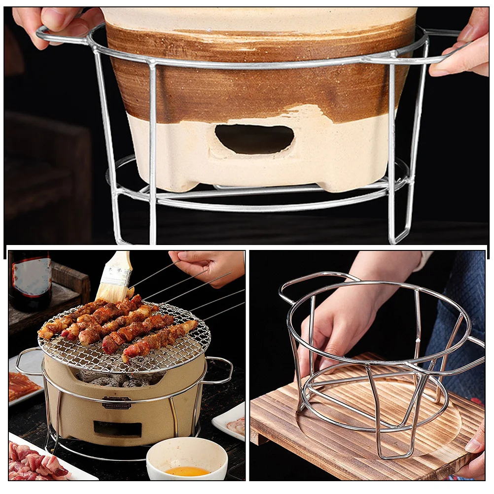 Stainless Steel Stove Stand Heavy Duty Portable Camping Burner Rack for Outdoor Cooking Grill Stove Accessory Multi-Function
Stainless Steel Stove Stand Heavy Duty Portable Camping Burner Rack for Outdoor Cooking Grill Stove Accessory Multi-Function