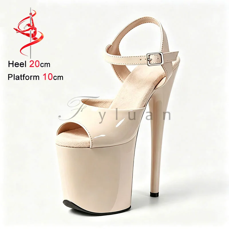 8'' Stripper Heels 20CM Ultra high heels Women Buckle Strap Model Catwalk Show Sandals 10CM Platform Stiletto Summer Woman Shoes
8'' Stripper Heels 20CM Ultra high heels Women Buckle Strap Model Catwalk Show Sandals 10CM Platform Stiletto Summer Woman Shoes