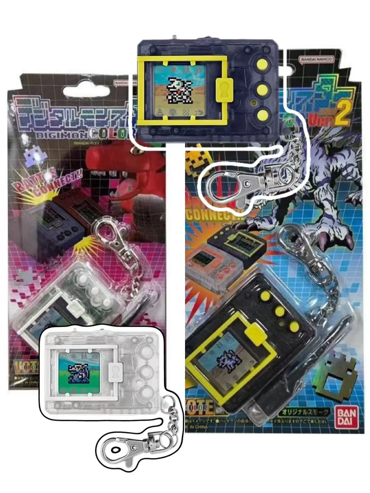 In Stock Original Bandai Digimon Ver1 Ver2 Yuanzu Color Screen Tyrannosaurus Machine 25th Anniversary Boy Collection Gift
In Stock Original Bandai Digimon Ver1 Ver2 Yuanzu Color Screen Tyrannosaurus Machine 25th Anniversary Boy Collection Gift
